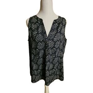 Womens Sleeveless Loft Blouse Medium